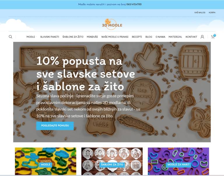 Izrada sajtova — 3dmodle.rs